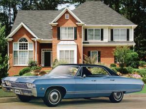 Chevrolet Caprice Hardtop Sedan 1968 года